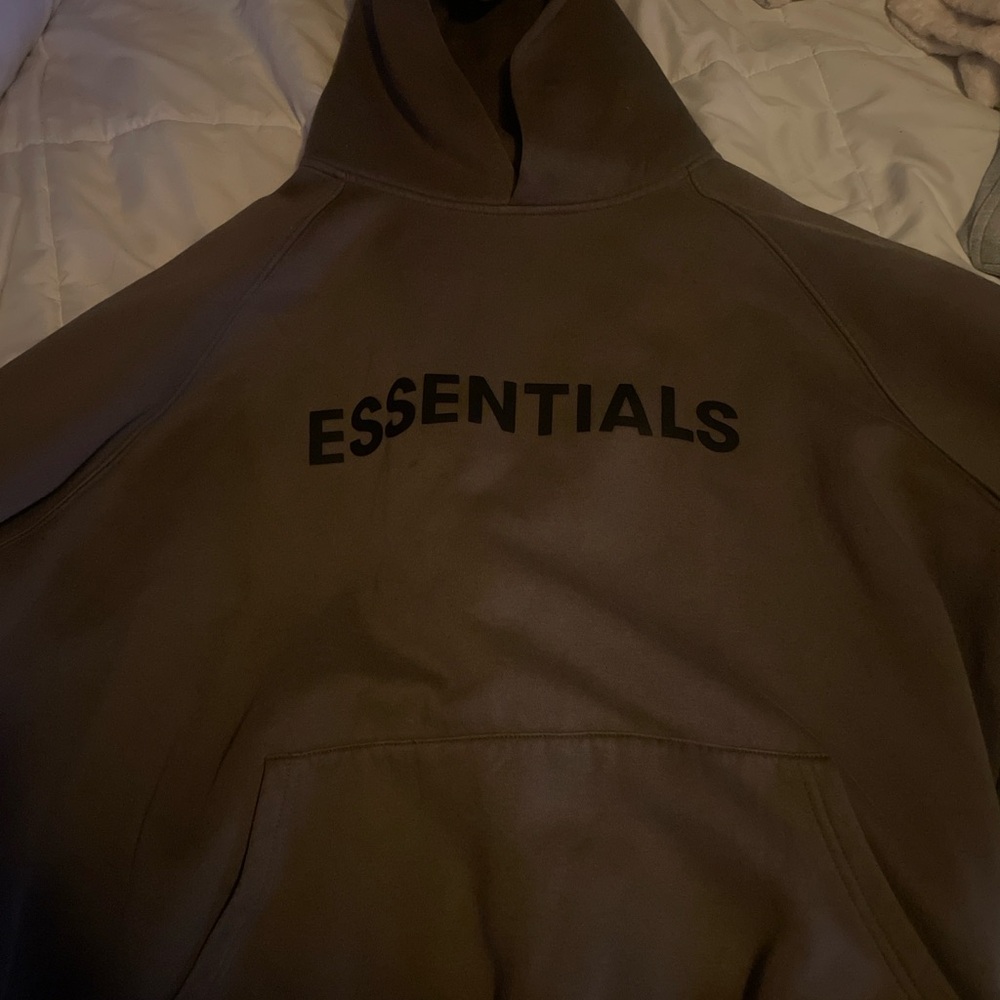 Essentials Men's green/grey Hoodie Sweater